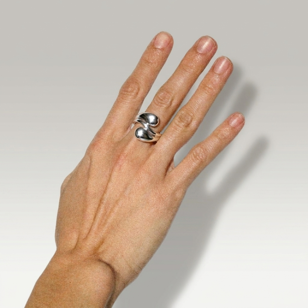 ANILLO DOBLE GOTA