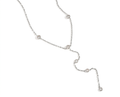 COLLAR DE ACERO PERLAS FLOTANTES